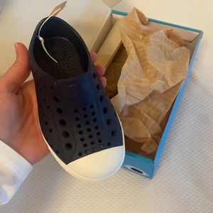 Navy Blue Native shoes